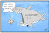 Cartoon: Warme Ozeane (small) by Kostas Koufogiorgos tagged kartikatur,koufogiorgos,illustration,cartoon,ozean,erderwaermung,wasser,meer,fisch,klimaanlage,umwelt