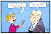 Cartoon: Wohngeld-Gesetzentwurf (small) by Kostas Koufogiorgos tagged karikatur,koufogiorgos,illustration,cartoon,wohngeld,gesetz,seehofer,medien,journalistin,reporterin,flüchtlingspolitik,csu,miete
