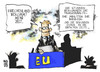 Cartoon: Zeit für Griechenland (small) by Kostas Koufogiorgos tagged griechenland,eu,europa,euro,schulden,krise,zeit,sekunden,minuten,stunden,finanzmarkt,bank,geld,kredit,karikatur,kostas,koufogiorgos