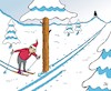 Cartoon: Spuren im Schnee (small) by JotKa tagged schnee,winter,schneefall,ski,skifahren,schneeflocken,wald,berg,tal,baum,skifahrer,hobby,freizeit,sport,natur