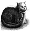 Cartoon: cat thinking (small) by Medi Belortaja tagged cat,thinker,think,mind,thinking,animals,tail,humor
