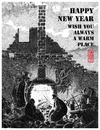 Cartoon: happy new year (small) by zenundsenf tagged happy,new,year,warm,place,zenf,zensenf,zenundsenf,walter,andi
