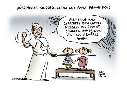 Pabst Erziehung mit Schlägen