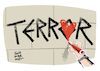 Cartoon: Anschlag in Barcelona Terror (small) by Schwarwel tagged terror,terroranschlag,barcelona,attentat,attentäter,selbstmordattentäter,spanien,liebe,angst,wut,hass,muslime,is,islamischer,staat,islam,gewalt,gefahr,gefährder,islamistisches,glaube,religion,moschee,tot,tod,todesopfer,anschlagsopfer,las,ramblas,lieferwagen,opfer,schießerei,terrorzelle,karikatur,schwarwel