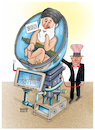 Cartoon: production of terrorism! (small) by Shahid Atiq tagged afghanistan