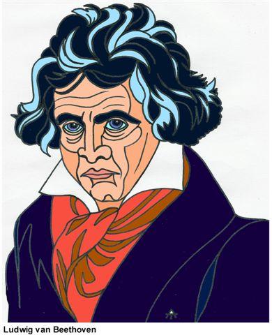 Cartoon: Ludwig van Beethoven (medium) by Alexei Talimonov tagged composer,musician,music,ludwig,van,beethoven