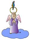 Cartoon: Angel (small) by Alexei Talimonov tagged angel