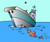 Cartoon: Dangerous Oceans (small) by Alexei Talimonov tagged piracy,somalia