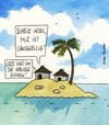 Cartoon: langweilig (small) by Peter Thulke tagged insel,aussteiger