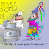 Cartoon: Costume (small) by LAINO tagged costume
