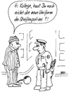 Cartoon: Neue Uniform (small) by besscartoon tagged polizei,knast,gefängnis,uniform,streifenpolizist,mode,bess,besscartoon