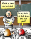 Cartoon: Rechnen mit Potenzen (small) by besscartoon tagged potenzen,mathematik,rechnen,hund,baum,pinkeln,schule,pädagogik,erziehung,hauptschule,realschule,gemeinschaftsschule,werkrealschule,gymnasium,lehrer,pauker,bess,besscartoon