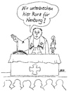 Cartoon: Werbeunterbrechung (small) by besscartoon tagged kirche,religion,katholisch,pfarrer,gottesdienst,werbung,bess,besscartoon