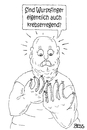 Cartoon: Wurstfinger (small) by besscartoon tagged wurstfinger,wurst,krebserregend,fleischkonsum,krebs,fleischessen,gesundheit,ernährung,bess,besscartoon