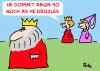 Cartoon: REIGN DRIZZLES KING QUEEN (small) by rmay tagged reign,drizzles,king,queen