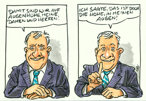 Cartoon: Horst Seehofer (medium) by GB tagged politik,csu,bayern,ministerpräsident,zitat,horst,seehofer,innen,fahne,wind,meinung,politik,csu,bayern,ministerpräsident,innen,seehofer