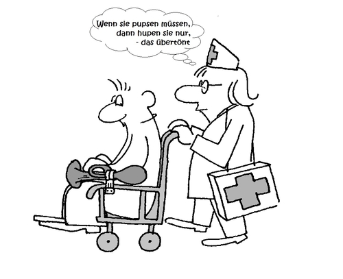 Cartoon: Fahrt ins Pflegeheim (medium) by Retlaw tagged wenns,unanständig,verläuft