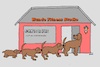 Cartoon: Hunde Fitness Studio (small) by Retlaw tagged sportlich lernfreudig vergnüglich