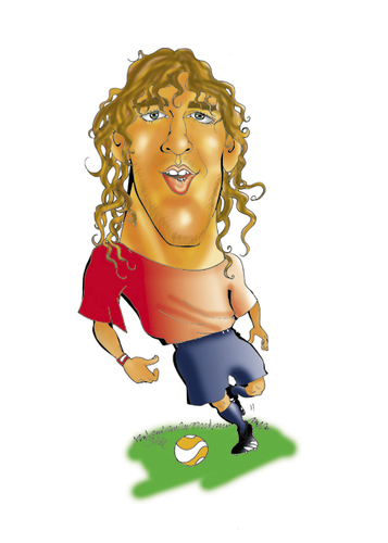 Cartoon: Puyol (medium) by guillelorentzen tagged puyol,cartoon