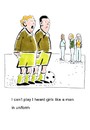 Cartoon: Kids (small) by weigham tagged kids,girls,boys,uniforms,sport