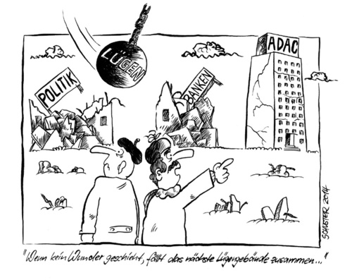 Cartoon: ADAC (medium) by Mario Schuster tagged schuster,mario,cartoon,karikatur,adac,auto