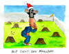 Cartoon: Pep Guardiola und sein Maulwurf (small) by Mario Schuster tagged karikatur cartoon mario schuster pep guardiola bayern münchen