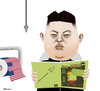 Cartoon: Kim Jong Un (small) by Valbuena tagged kim jong un illustration karikatur art caricature old