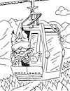 Cartoon: Adaptive Spirit Coloring Book 5 (small) by karlwimer tagged lynx,ski,snowboard,vail,winter,snow,paralympic,gondola,skilift