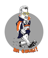 Cartoon: Da Coach Ditka! (small) by karlwimer tagged nfl,football,mike,ditka,chicago,bears,hall,of,fame