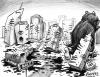 Cartoon: Maul Street (small) by karlwimer tagged wall,street,bear,market,meltdown,aig,lehman,brothers,merrill,lynch,stearns,wamu,karl,wimer,denver,business,journal