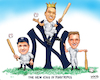 Cartoon: New Home Run King in Pinstripes (small) by karlwimer tagged baseball,mlb,sports,cartoon,new,york,yankees,aaron,judge,babe,ruth,home,run,king