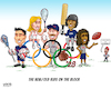Cartoon: New Players for 2028 Olympics (small) by karlwimer tagged sports,cartoon,olympics,lacrosse,baseball,softball,squash,flag,football,cricket,united,states