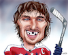 Cartoon: Ovechkins 700 Goal Smile (small) by karlwimer tagged sports,washington,capitals,nhl,ice,hockey,alexander,ovechkin,goals