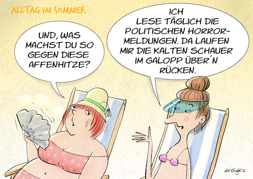 Cartoon: Affenhitze (medium) by droigks tagged cartoon,comic,droigks,hitze,sommer,heiss,probate,gegenmittel,horrorgeschichte,schauer,kälteschauer,kälte,lesen,geschichten,schatten,brand,brenzlig,brandgefahr,feuer,entzündlich,sommerhitze,hitzewelle,gluthitze,politik,cartoon,comic,droigks,hitze,sommer,heiss,probate,gegenmittel,krimi,horrorgeschichte,schauer,kälteschauer,kälte,lesen,gruselige,geschichten