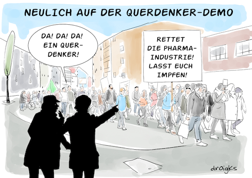 auf der Querdenker-Demo