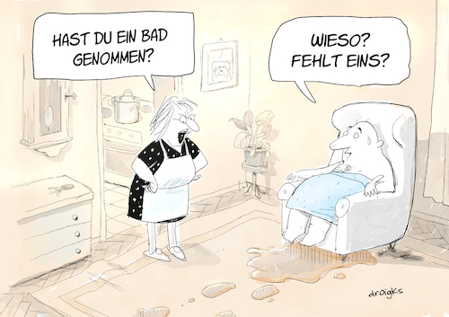 ein Bad fehlt