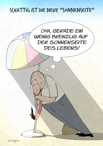 Cartoon: er hat einen Schattenplatz (medium) by droigks tagged cartoon,comic,droigks,schatten,hitze,hitzeschutz,lauterbach,heiss,brand,brenzlig,brandgefahr,feuer,entzündlich,sommer,sommerhitze,gluthitze,glühend,sonnenseite,leben,zukunft,klima,klimawandel,schattendasein,temperatur,hitzerekord,cartoon,comic,droigks,schatten,hitze,heiss,brand,brenzlig,brandgefahr,feuer,entzündlich,sommer,sommerhitze,gluthitze,glühend,sonnenseite,leben,zukunft,klima,klimawandel,schattendasein,temperatur,hitzerekord