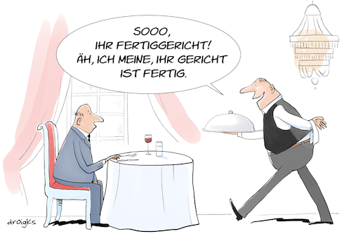 Cartoon: Fertiggericht (medium) by droigks tagged comic,cartoon,droigks,gehobene,kueche,haute,cuisine,fertiggericht,schummeln,schummelei,betrug,convenience,bequemlichkeit,kochkunst,kulinarisch,gast,gastronomie,kellner,feinschmecker,finesse,schmackhaft,gericht,spitzenkueche,bewirtung,food,dinieren,comic,cartoon,droigks,gehobene,kueche,haute,cuisine,fertiggericht,schummeln,schummelei,betrug,convenience,bequemlichkeit,kochkunst,kulinarisch,gast,gastronomie,kellner,feinschmecker,finesse,schmackhaft,gericht,spitzenkueche,bewirtung,food,dinieren