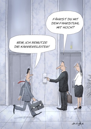 Cartoon: Karriereleiter (medium) by droigks tagged karriere,beruf,job,talent,fähigkeiten,droigks,beförderung,aufstieg,ellenbogen,sprosse,netzwerk,seilschaft,spitzenposition,karriere,beruf,job,talent,fähigkeiten,droigks,beförderung,aufstieg,ellenbogen,sprosse,netzwerk,seilschaft,spitzenposition