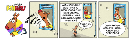 Cartoon: KenGuru Berufswunsch (medium) by droigks tagged beruf,berufswunsch,lehre,ausbildung,praxis,droigks,känguru,beruf,berufswunsch,lehre,ausbildung,praxis,droigks,känguru