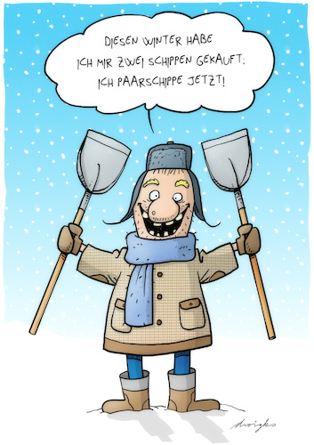 Cartoon: Parship_pen (medium) by droigks tagged winter,eis,schnee,schneefall,singlebörse,schneedecke,schippen,räumen,winterdienst,droigks,online,partner,partnervermittlung,partnersuche,vermittlung,schaufel,wortspiel,schippe,winter,eis,schnee,schneefall,schneedecke,schippen,räumen,winterdienst,droigks,online,partner,partnervermittlung,partnersuche,vermittlung,schaufel,wortspiel,schippe