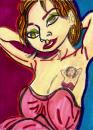 Cartoon: Monica Belluci caricature (small) by Tzod Earf tagged monica,belluci