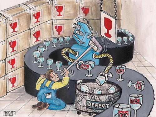 Cartoon: revenge (medium) by mussaygin tagged robots