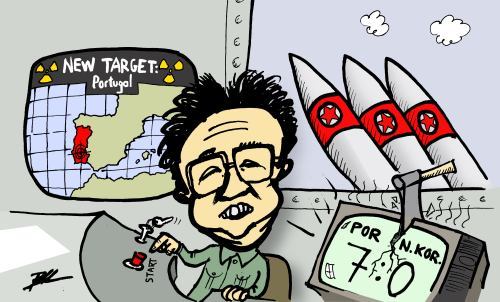 Cartoon: New target (medium) by Ballner tagged world,cup