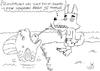 Cartoon: schweinchen angeln (small) by XombieLarry tagged schwein,wolf,angeln