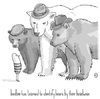 Cartoon: bears (small) by birdbee tagged birdbee bears hats ferora cowboy hat ed beals flat cap