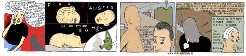 Cartoon: auster (medium) by marco petrella tagged auster