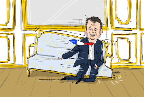 Cartoon: Absolute Mehrheit futsch (medium) by leopold maurer tagged macron,frankreich,parlamentswahl,absolute,mehrheit,verloren,buendnis,machtverhaeltnisse,wahl,wahlbeteiligung,niederlage,leopold,maurer,cartoon,karikatur,macron,frankreich,parlamentswahl,absolute,mehrheit,verloren,buendnis,machtverhaeltnisse,wahl,wahlbeteiligung,niederlage,leopold,maurer,cartoon,karikatur