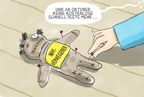 Cartoon: Aus für Gratis-Schnell-Tests (medium) by leopold maurer tagged gratis,schnelltest,corona,covid,kostenpflichtig,impfung,impfmüde,impfverweigerer,impfpflicht,nachteile,ungeimpft,bund,länder,beratung,gratis,schnelltest,corona,covid,kostenpflichtig,impfung,impfmüde,impfverweigerer,impfpflicht,nachteile,ungeimpft,bund,länder,beratung