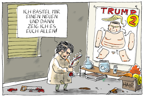 Cartoon: bannons rache (medium) by leopold maurer tagged steve,bannon,trump,usa,rache,ungnade,rauswurf,zerwürfnis,berater,macher,präsident,steve,bannon,trump,usa,rache,ungnade,rauswurf,zerwürfnis,berater,macher,präsident